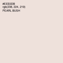 #EEE0DB - Pearl Bush Color Image